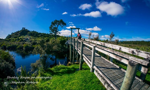 bridge across Mahinapua creek